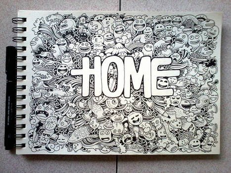 DOODLE ART: HOME