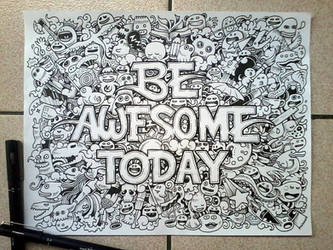 DOODLE ART: BE AWESOME TODAY!