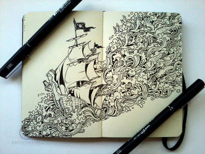 MOLESKINE DOODLES: Journey