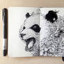 MOLESKINE DOODLES: Black and White Cat-Foot