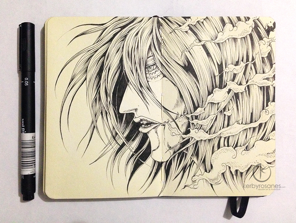 MOLESKINE DOODLES: Female Titan