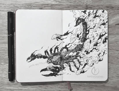 MOLESKINE DOODLES: Scorpio