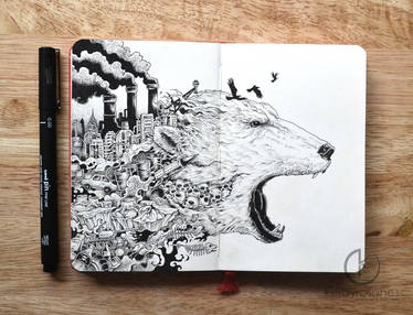 MOLESKINE DOODLES: Meltdown