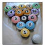 Pool Ball Cupcakes