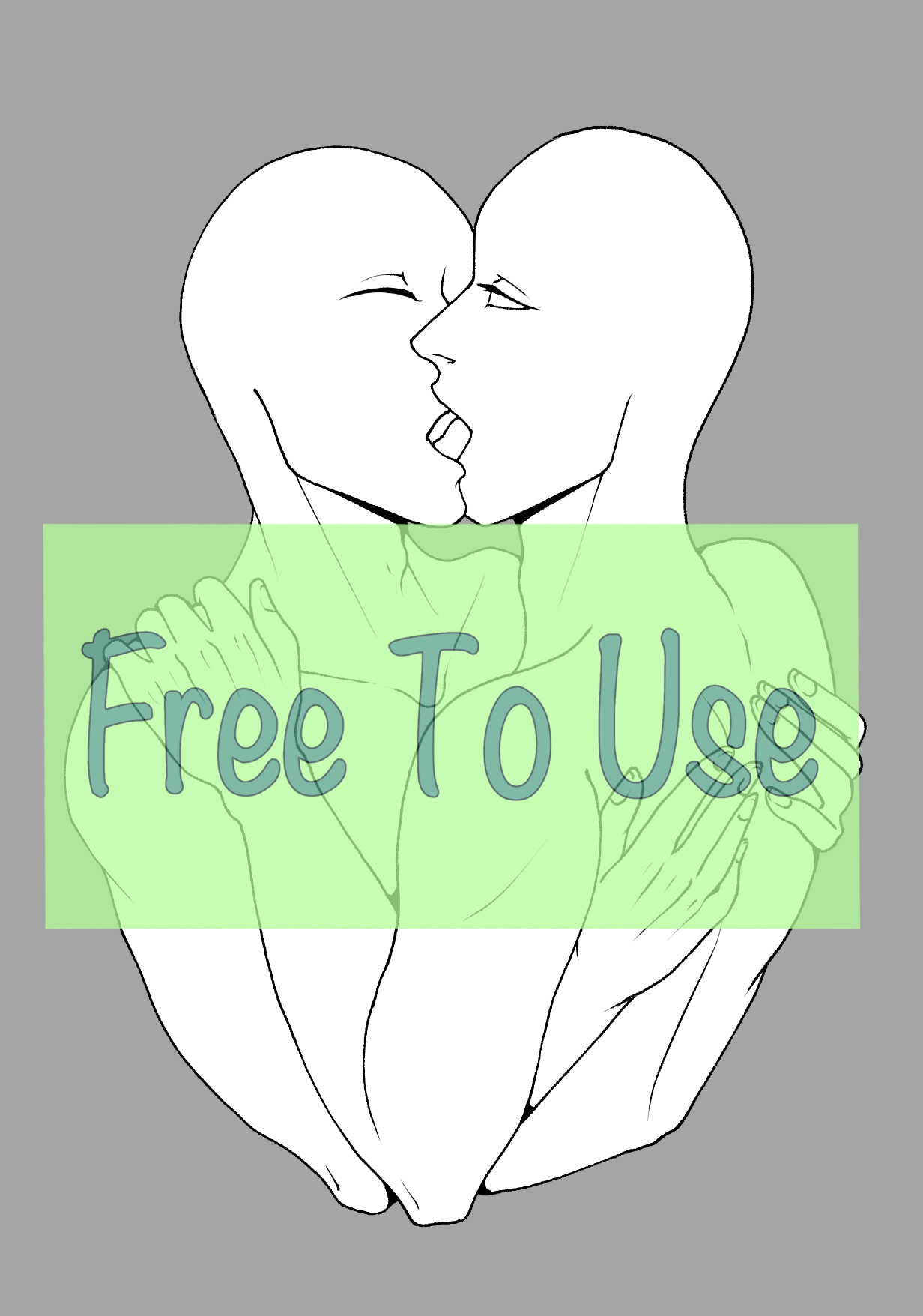 Free to use: Romantic Pose#1 by AkubakaArts on DeviantArt