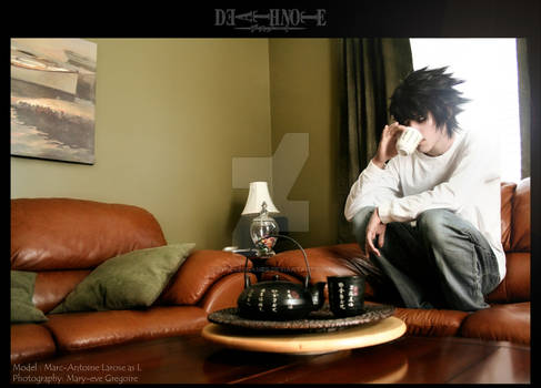 L cosplay - Death Note