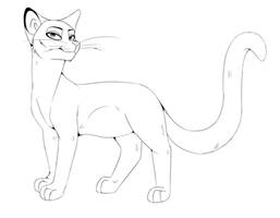 Free To Use Cat Line Art