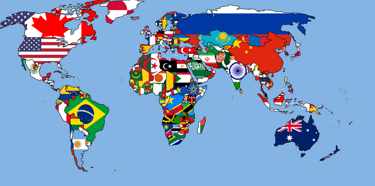 World flag map by YourAverageSalesMan on DeviantArt