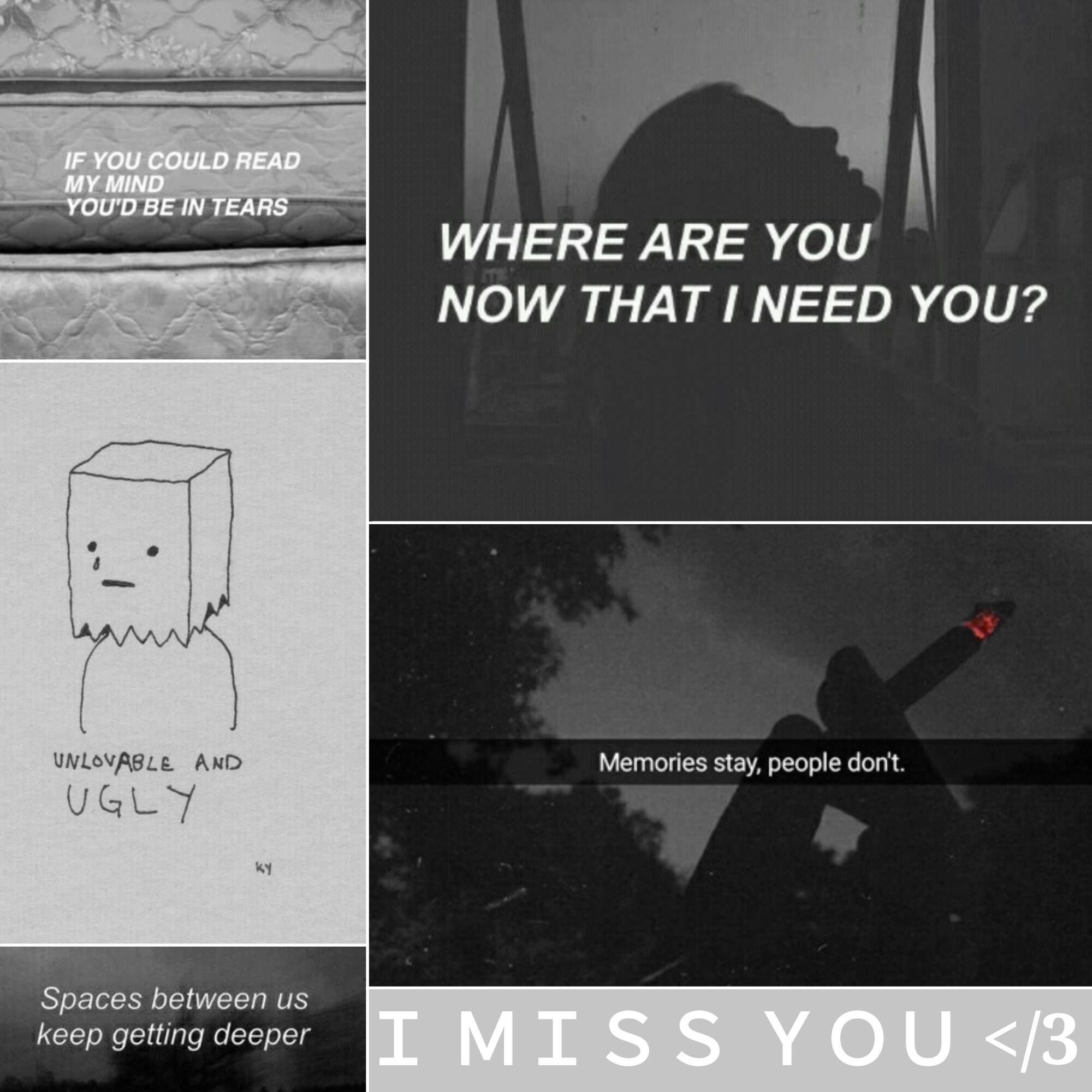 Please Don T Leave Black And Grey Aesthetic By Idiotsynergy On Deviantart