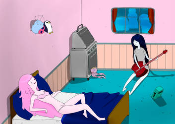 Marceline and Bubblegum