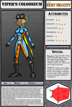 Vicky Velocity Viper's Colloseum Reference Sheet