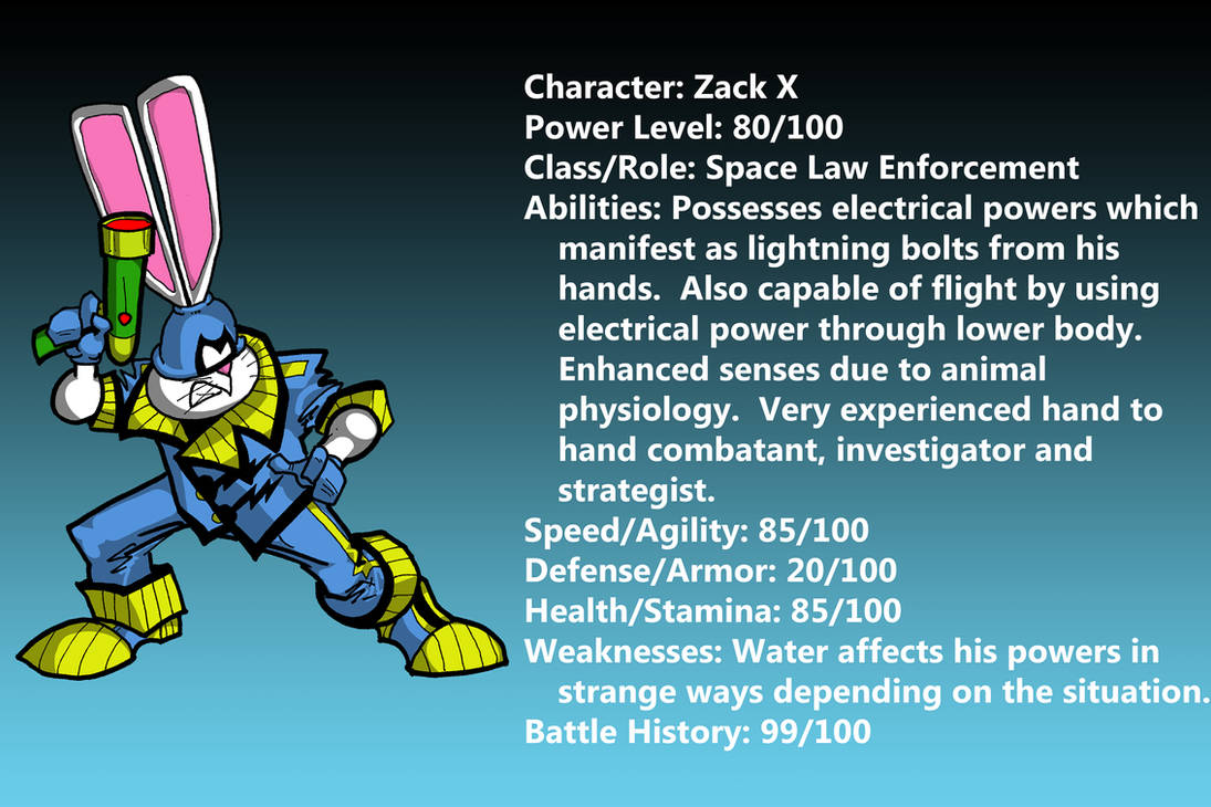 Zack Monster Zack X reference by bogmonster on DeviantArt