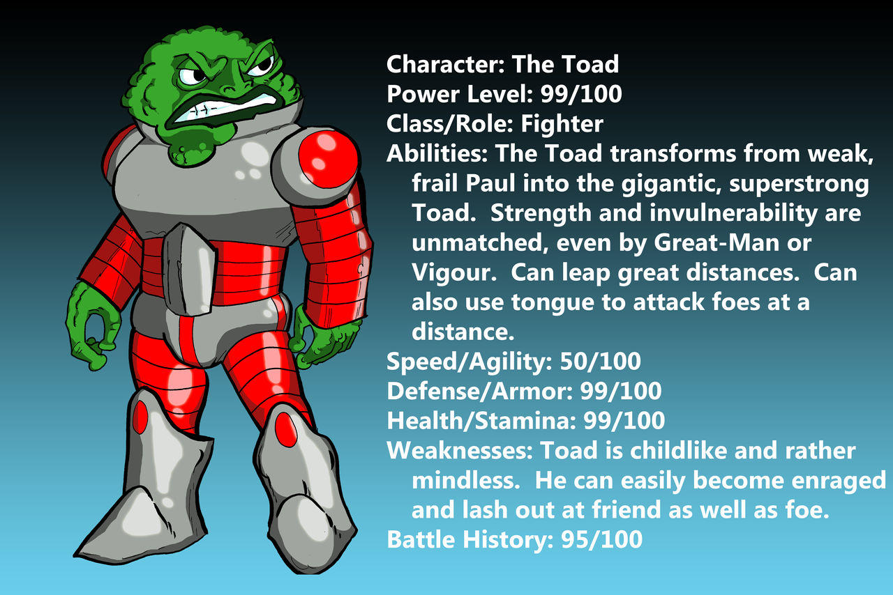 Toad Cod Character Toad reference by bogmonster on DeviantArt
