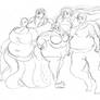 28 A Group of Monster Girls Together