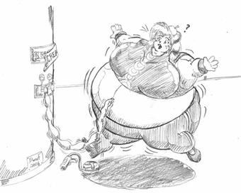 Inflated Ms Pastry by dwarfpriest on DeviantArt