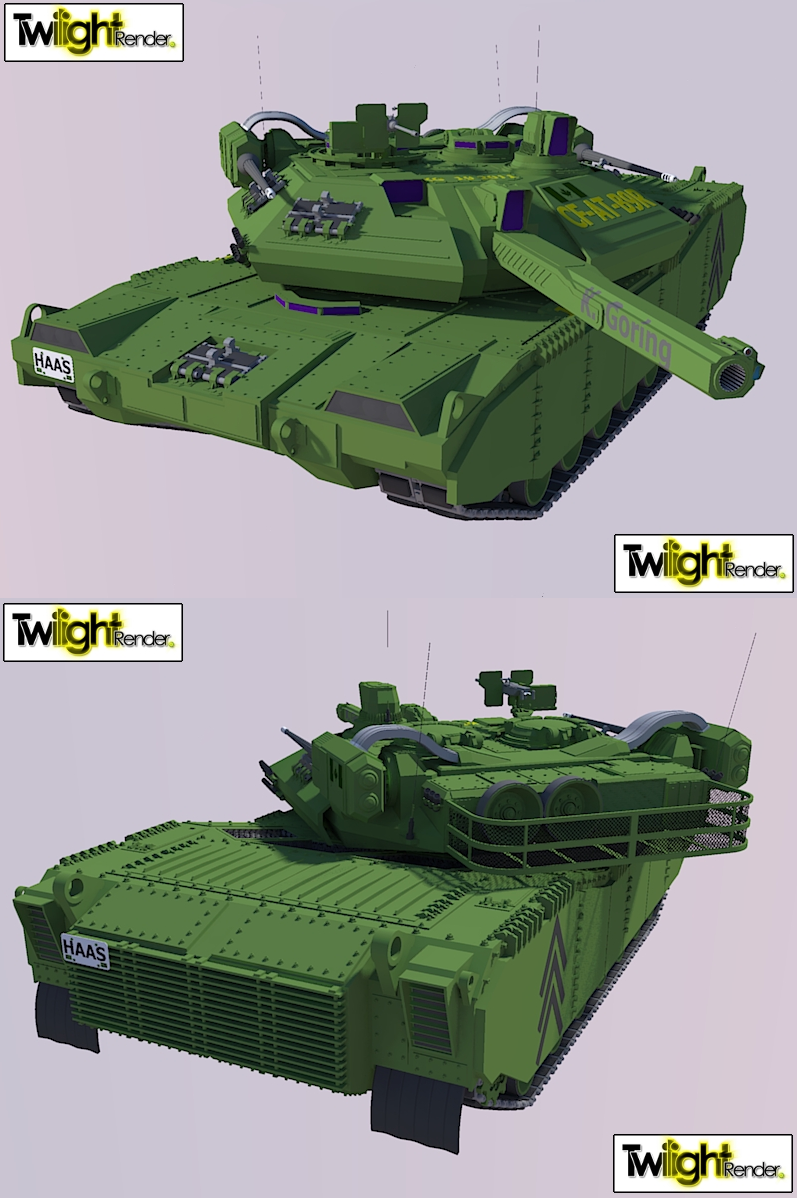 Main battle Heavy tank Render