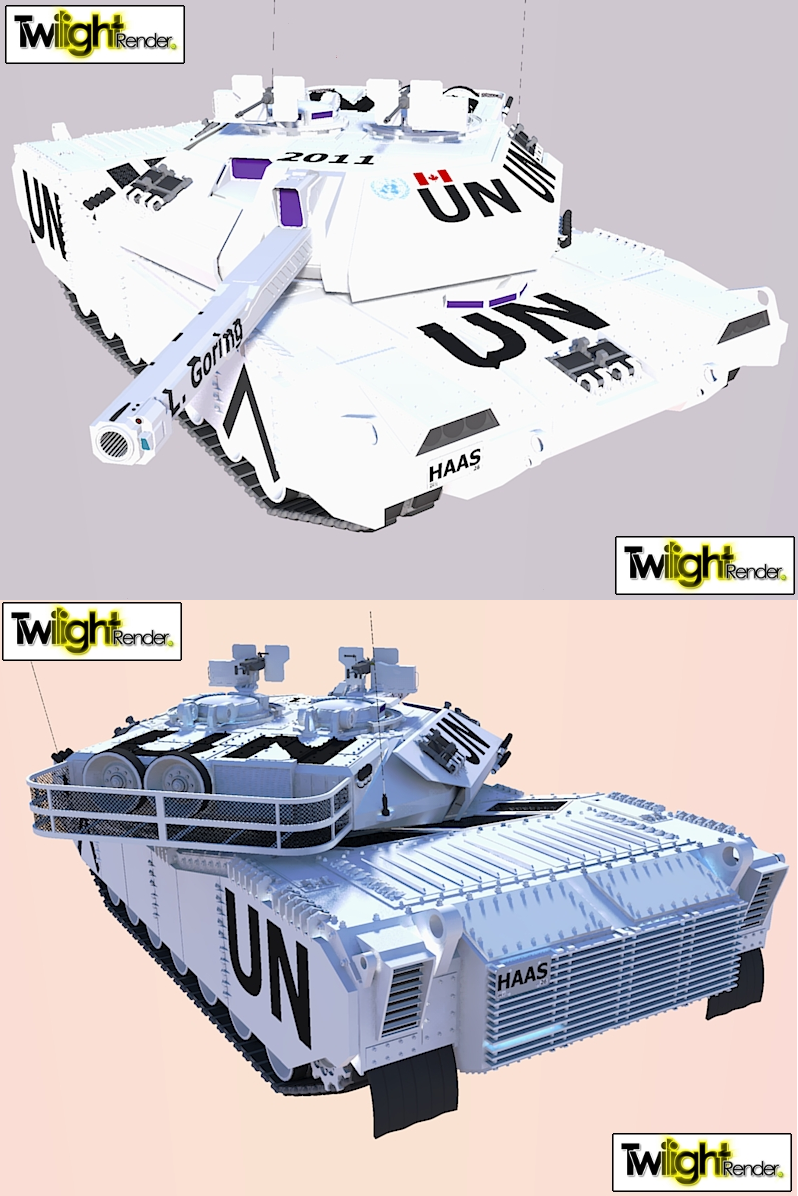 Main Battle Tank UN Render