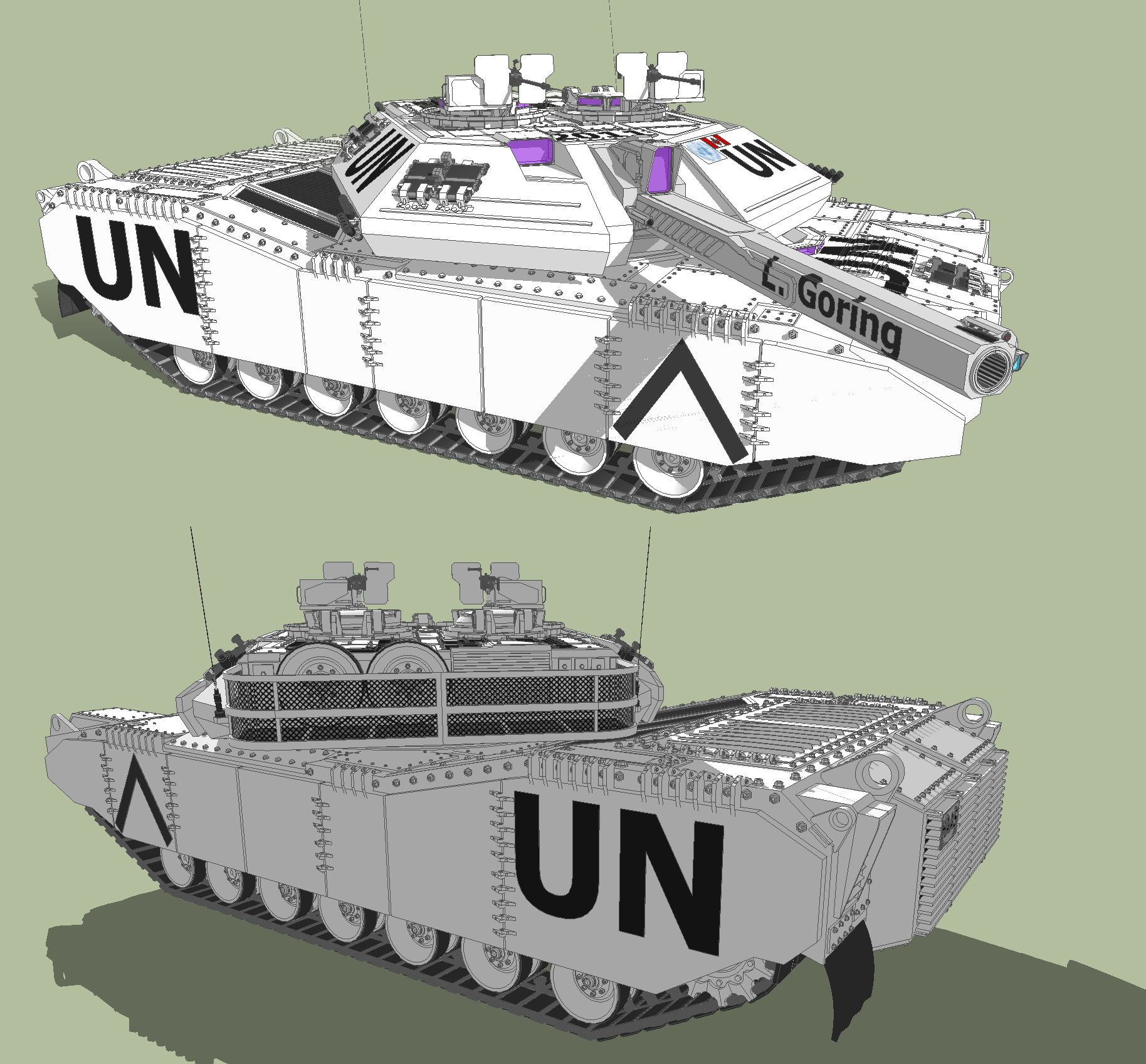 Main Battle Tank UN