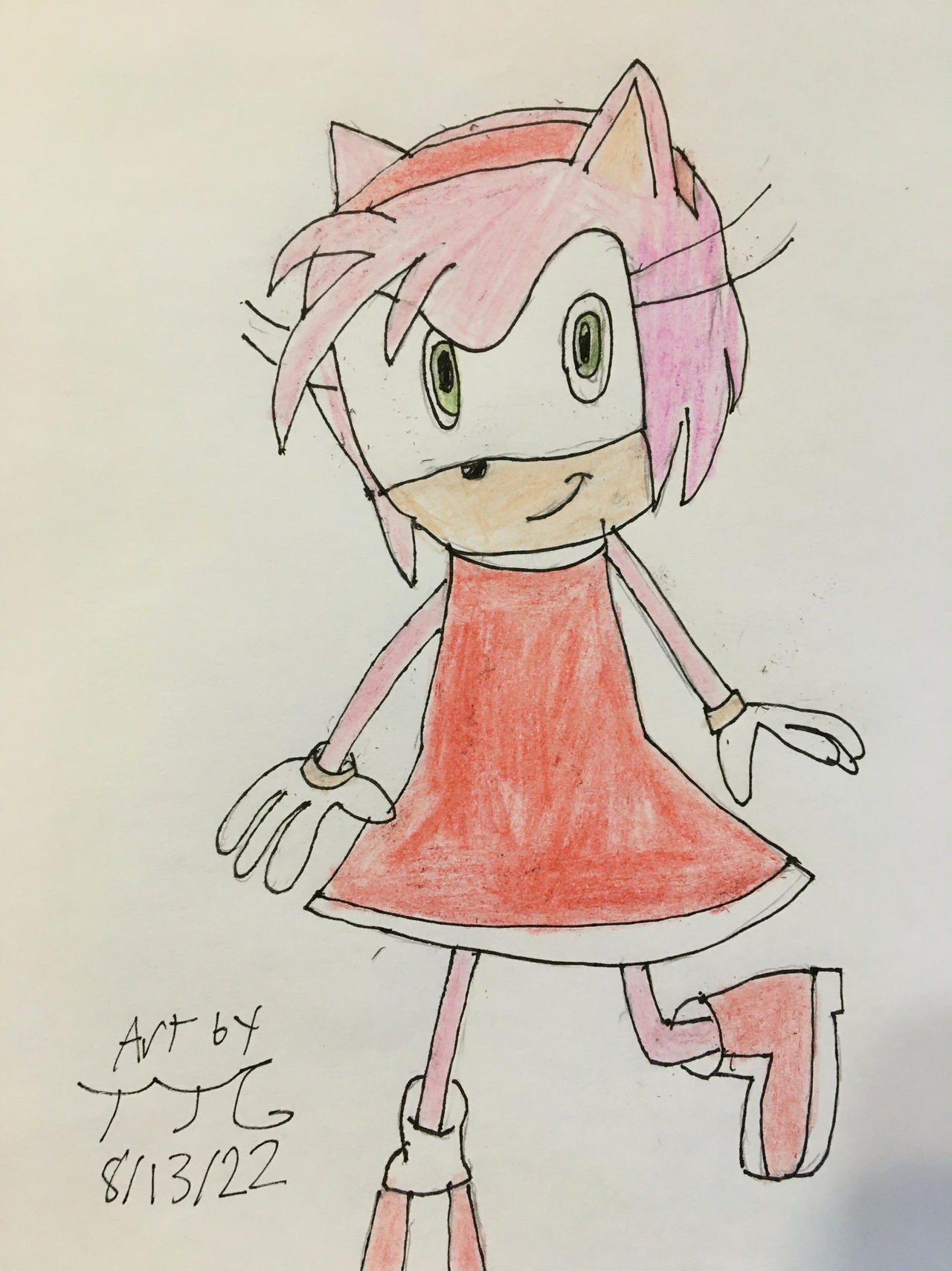 Amy Deviantart Amy Rose by ThatTailsGuy on DeviantArt