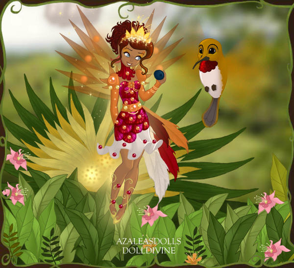 Scene Pixie Pixie Scene Maker Hummingbird Feeding Fairy by Taiya001 on DeviantArt