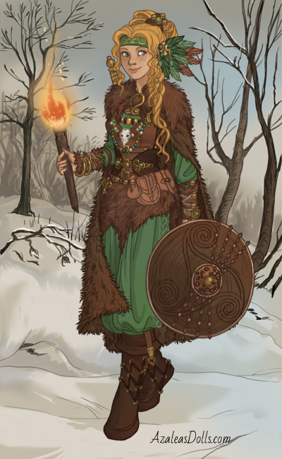 Viking fashion, still working on it by AzaleasDolls on DeviantArt in  2023