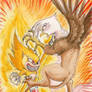 Fleetway Sonic vs Gilda the Griffon