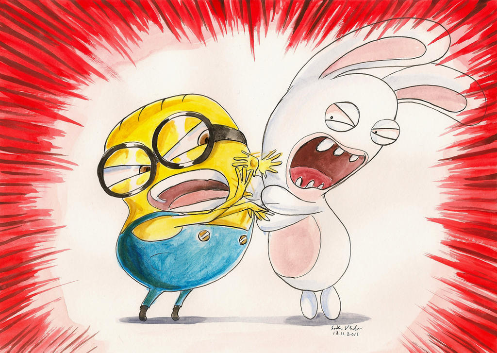 Minion Rabit Minions vs. Raving Rabbids by SoulEaterSaku90 on DeviantArt