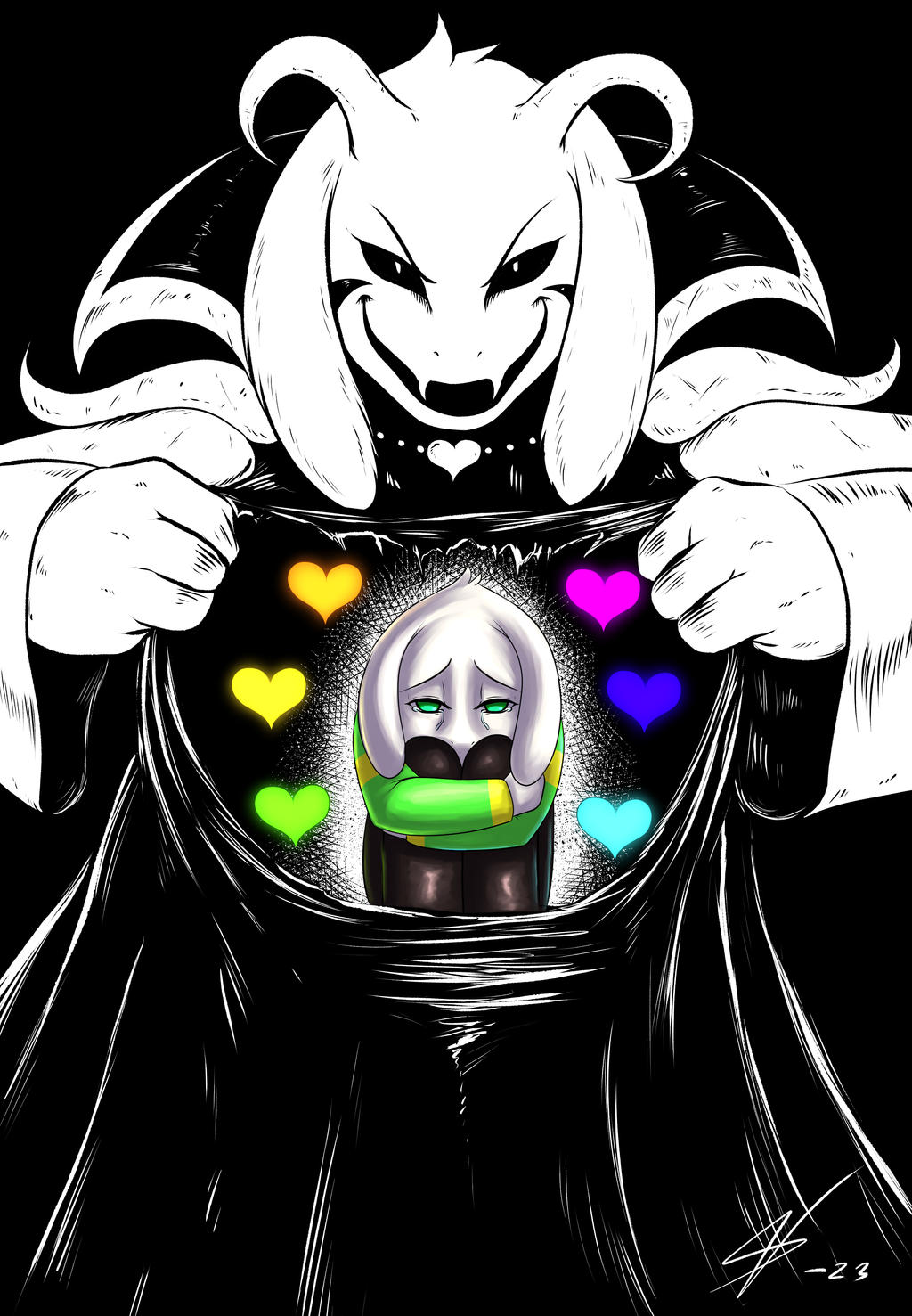 Asriel Dreemurr by SoulEaterSaku90 on DeviantArt