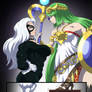 Black Cat and Palutena