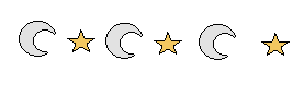 FREE Divider - Moon and Stars