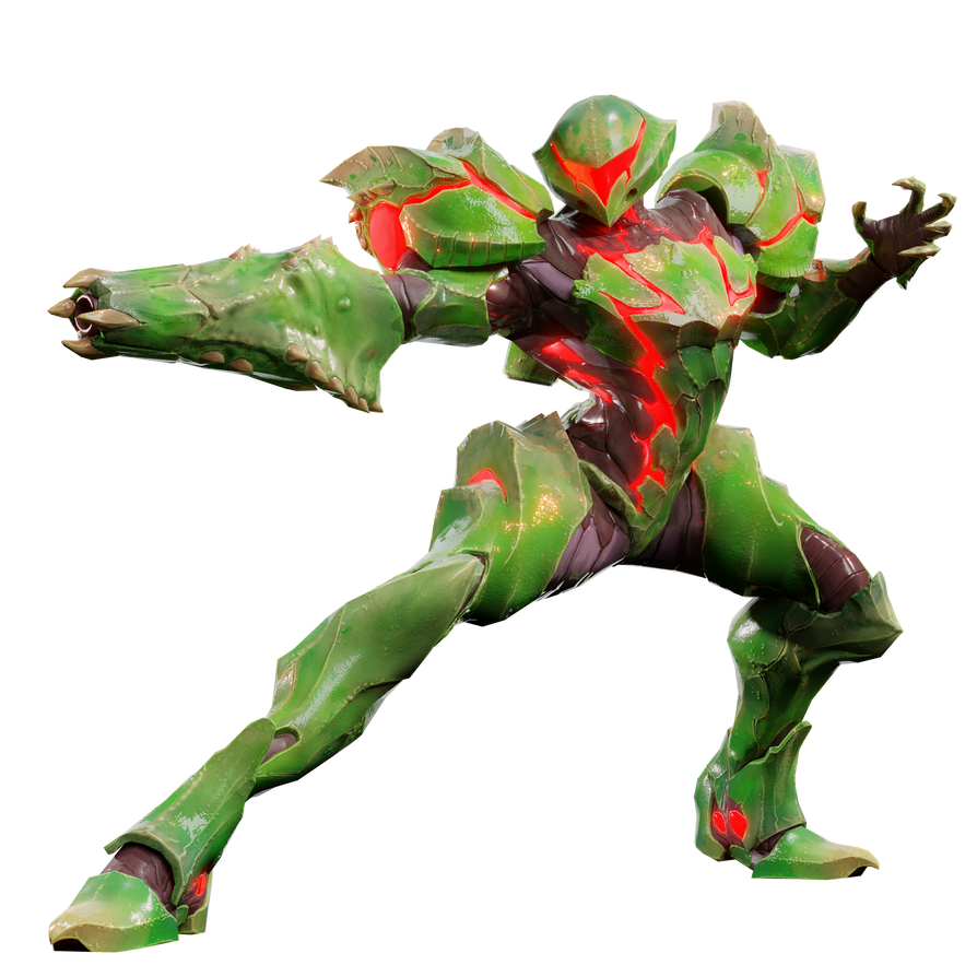 Samus Rander Metroid Suit Samus Render by nautilic on DeviantArt