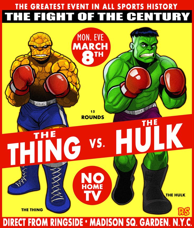 Hulk Boxing Hulk vs The Thing Boxing by LogarRevan on DeviantArt