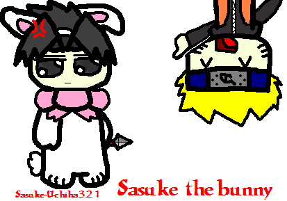 Bunny suit sasuke