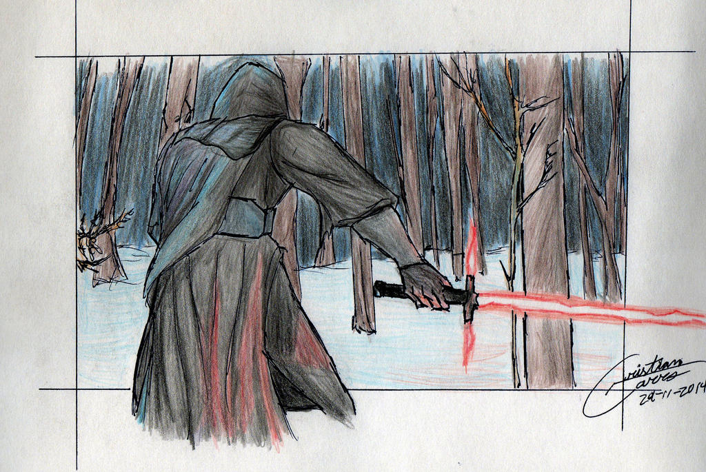 The Dark Side-Star Wars The Force Awakens by CristianGarro