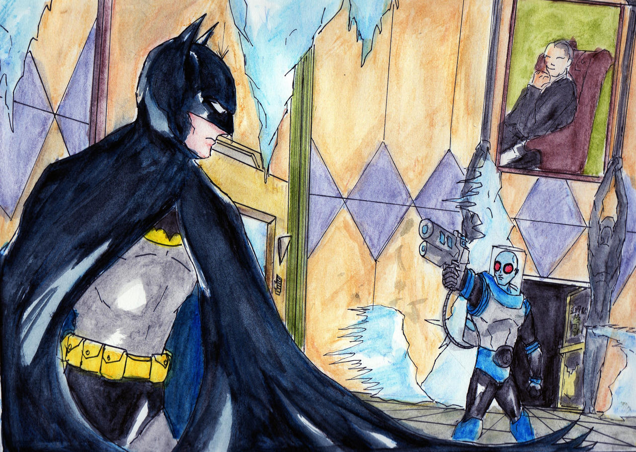 Batman vs Mr Freeze by CristianGarro on DeviantArt