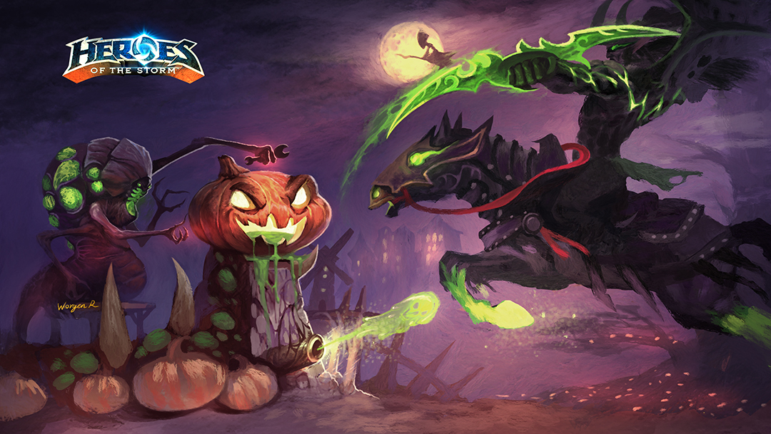 Heroes of the Storm Halloween by on DeviantArt
