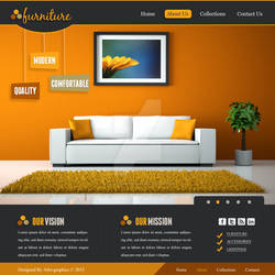 furniture website design