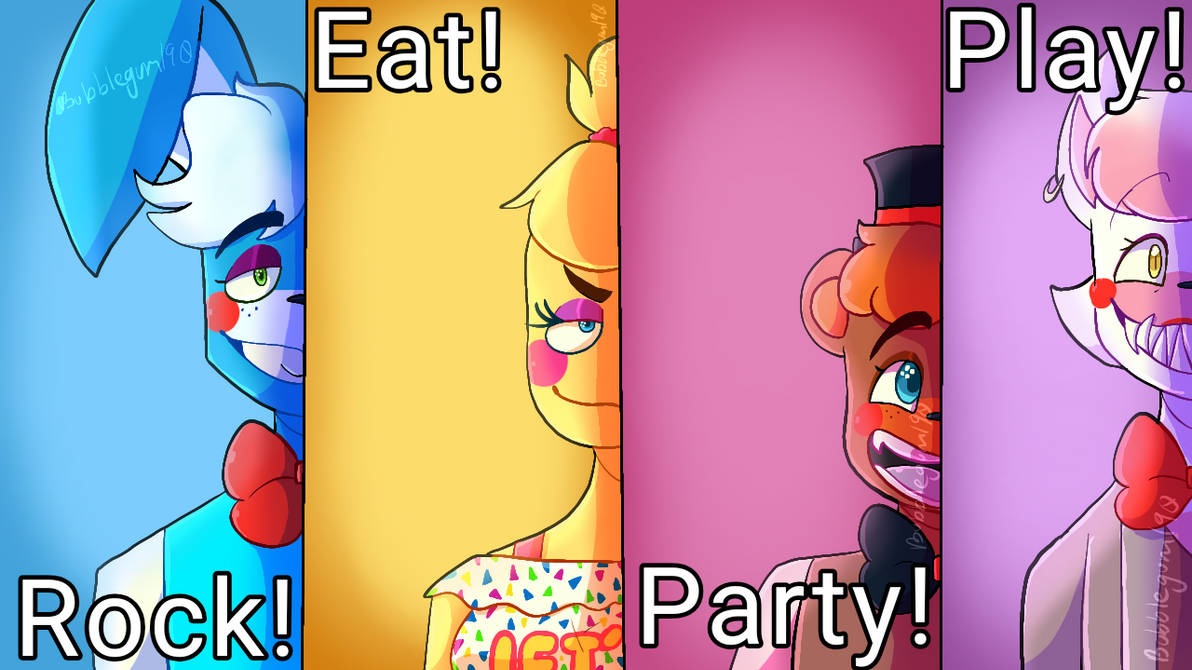FNAF 2 Poster By Bubblegum190 On DeviantArt