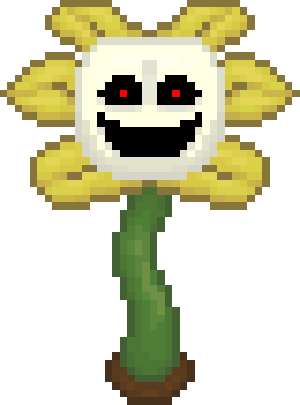 Pixilart - Evil Flowey from Undertale by Anonymous