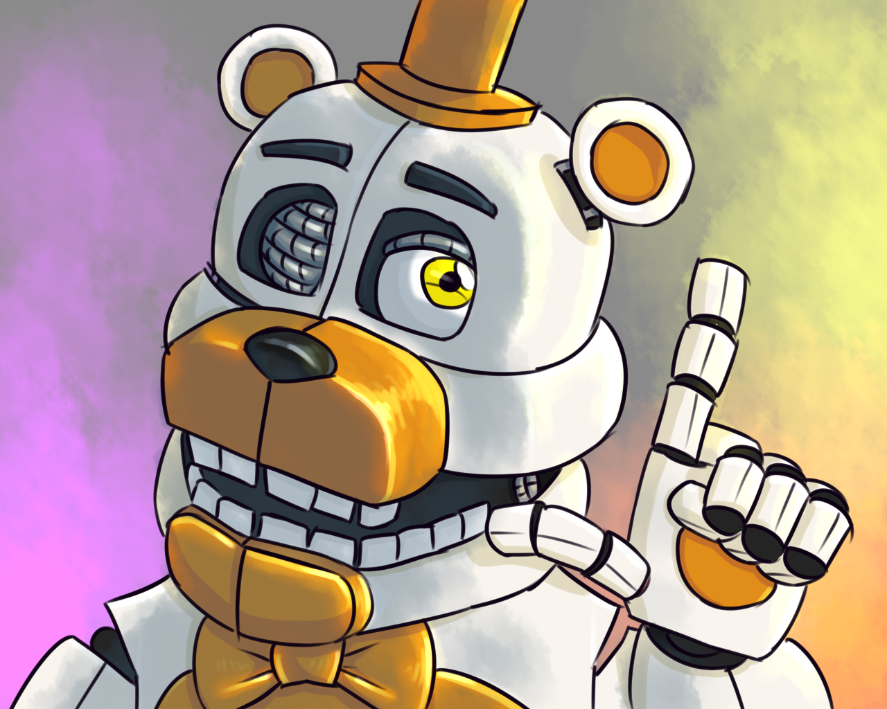 Fixed Molten Freddy Drawing!  Five Nights At Freddy's Amino