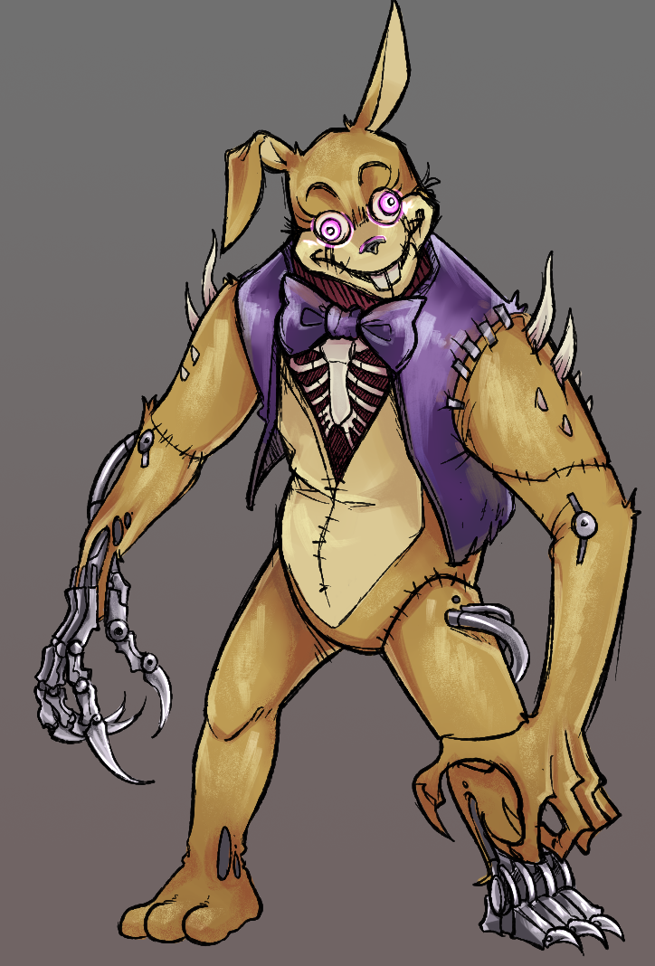 Glitchtrap Five Nights at Freddy's by KatDayKatz on DeviantArt