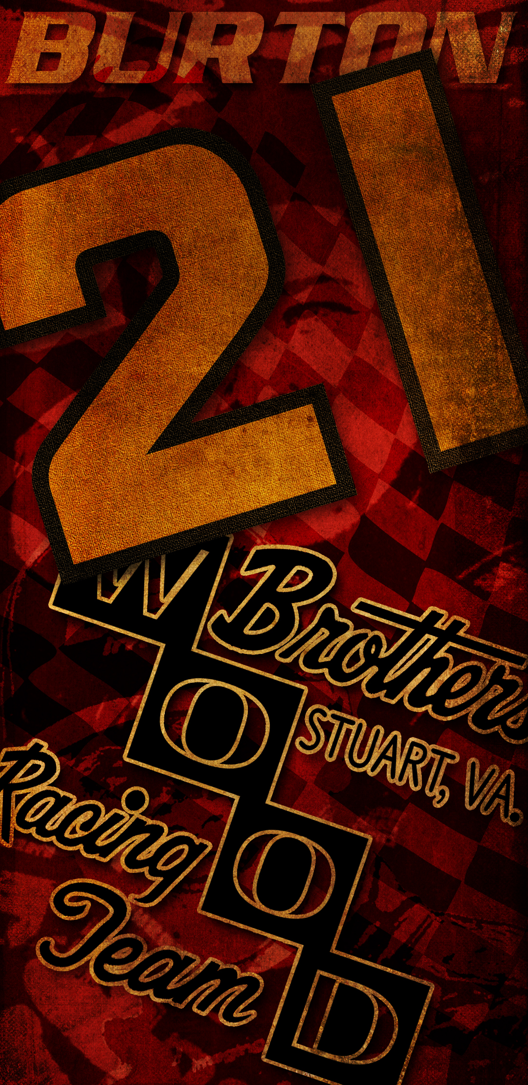 Wood Brothers Racing Burton Wallpaper By Harveywallpaper On Deviantart