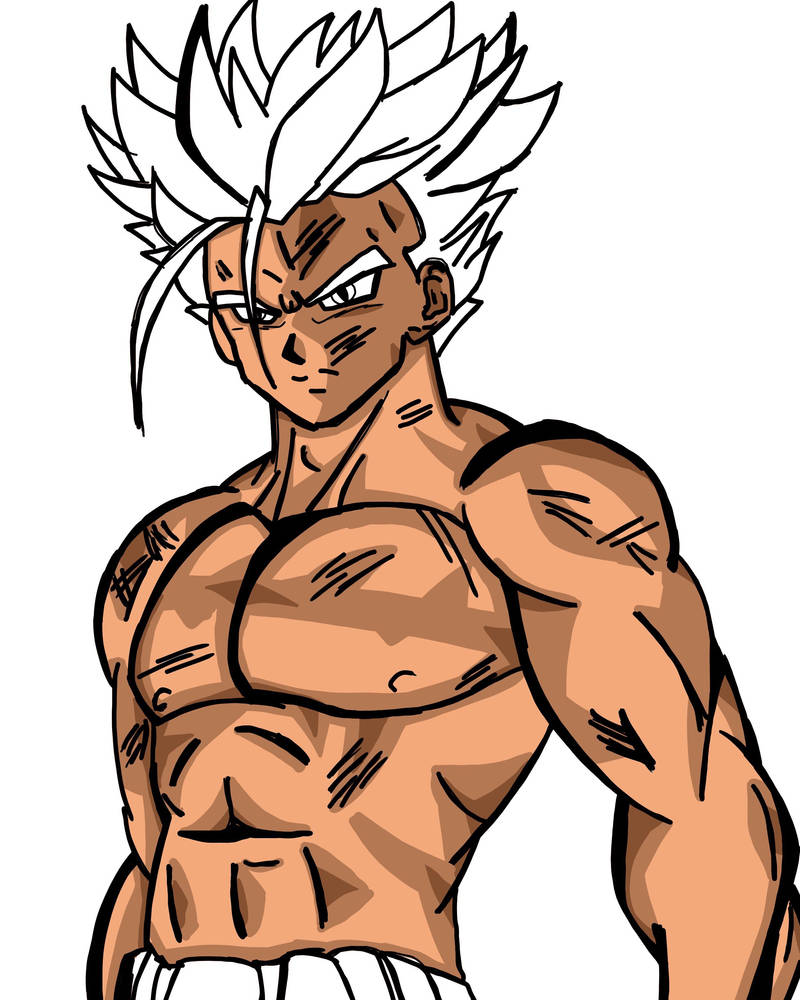 Ultra Instinct Trunks working by StormOriginal on DeviantArt