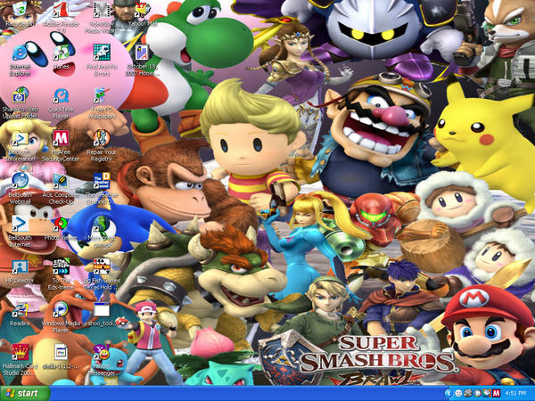Ssb Background Color My SSBB wallpaper by wiisnake on DeviantArt