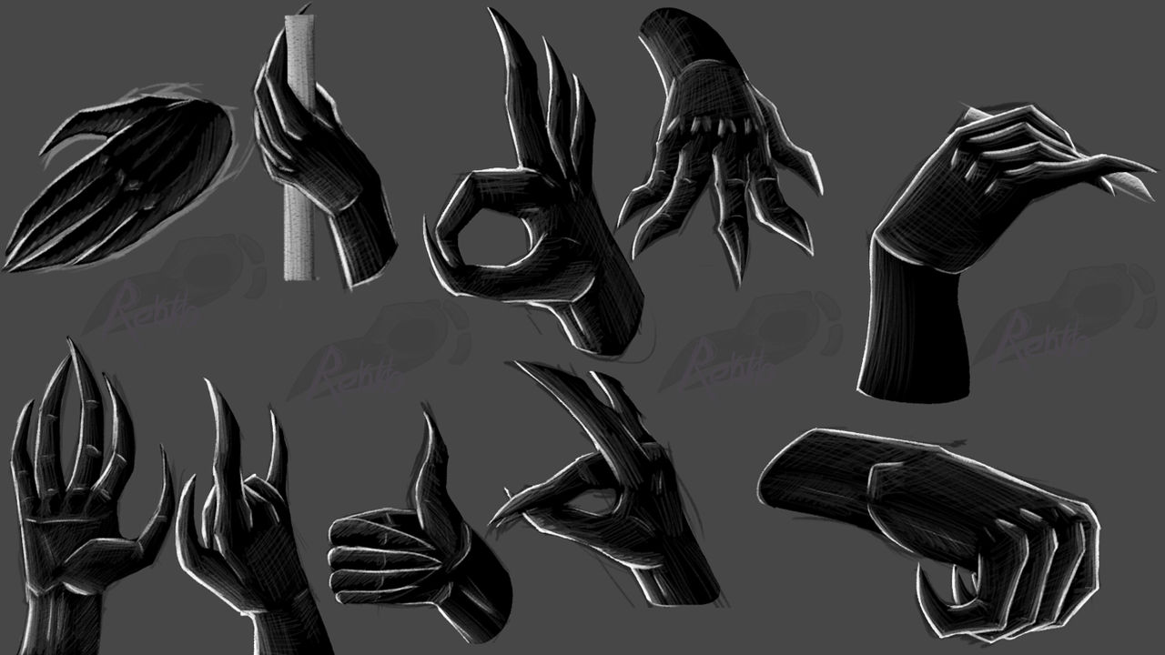 Black Clawed Hands by Rerarlo on DeviantArt