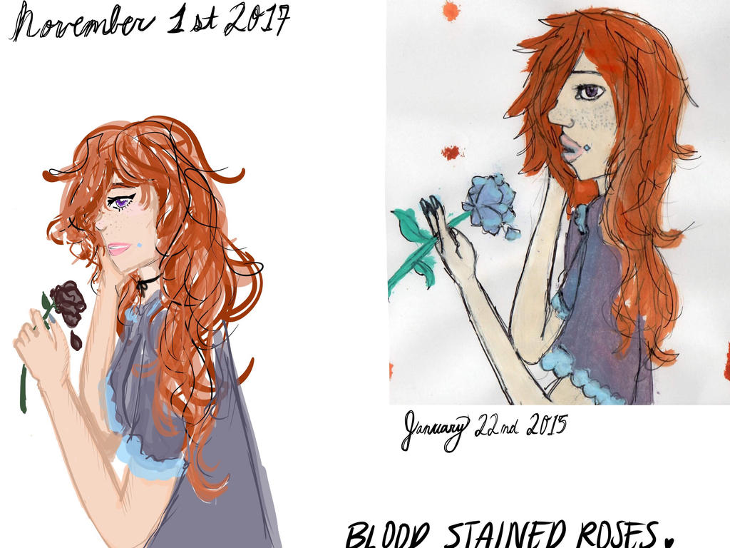 The Redraw: Blood Stained Roses by Panda-Glaze on DeviantArt