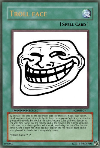 troll yugioh cards Loathsome (Showcase) - Adventures in the Forgotten Realms Troll face ygo card by