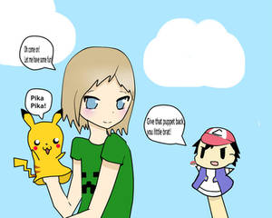 Me with puppets C: