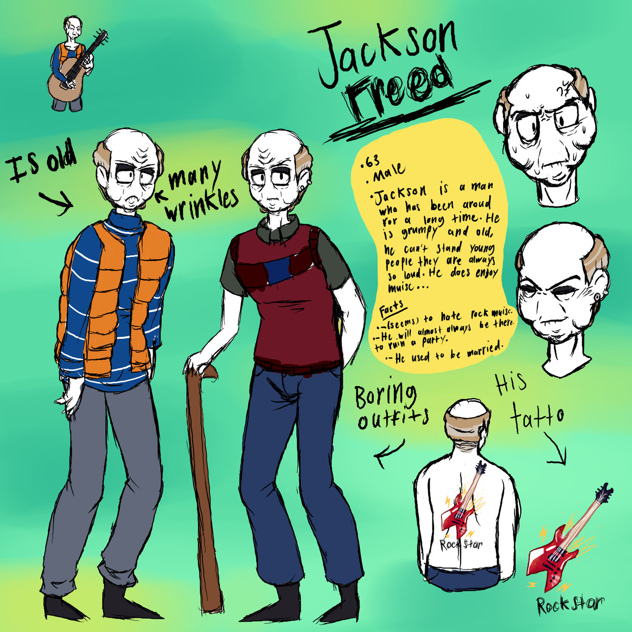 The Old Man by Juicey-Orange20 on DeviantArt