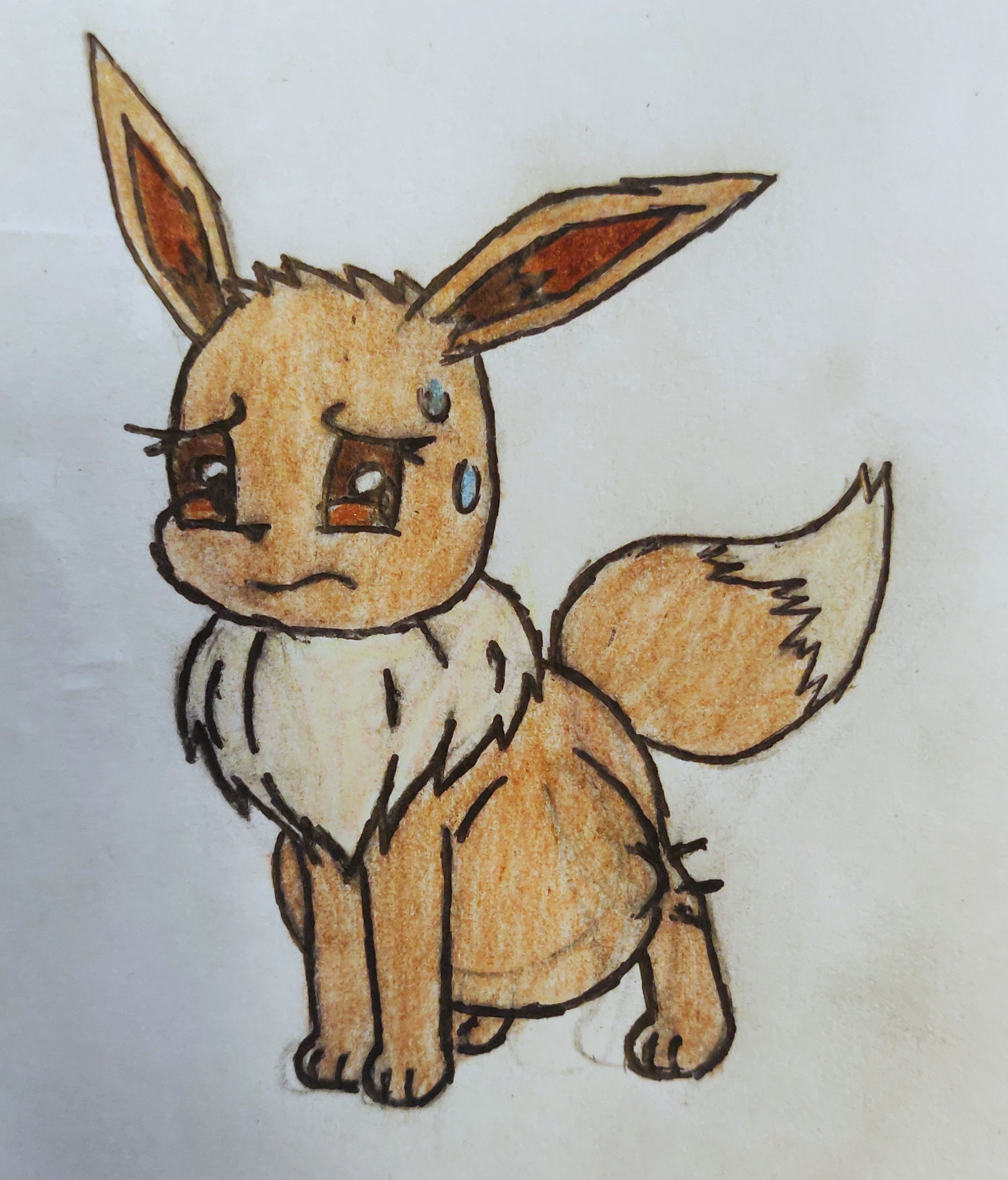 Im drawing all the eeveelutions as babies (as en eevee basically